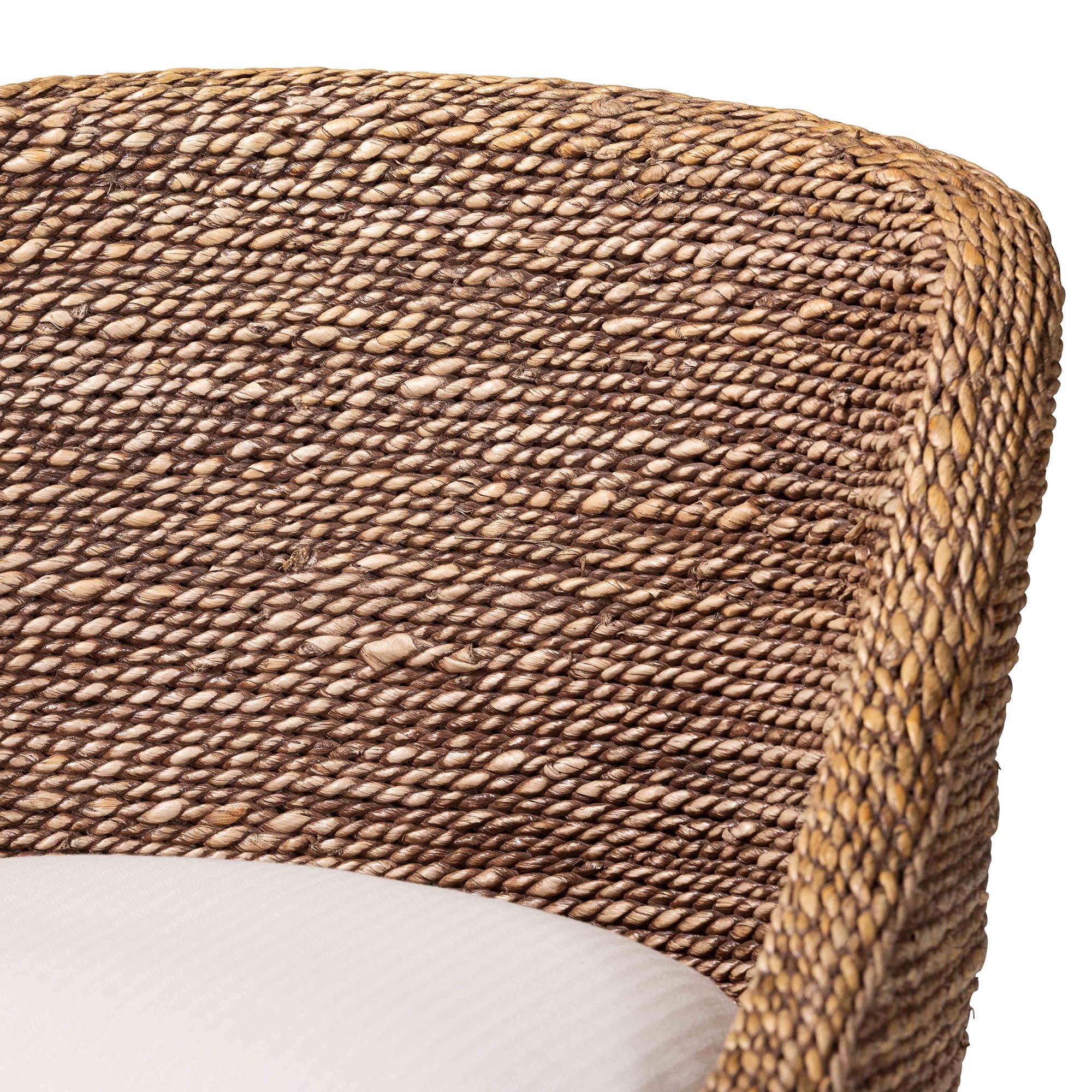 Bali & Pari Jasper Seagrass Bar Stool