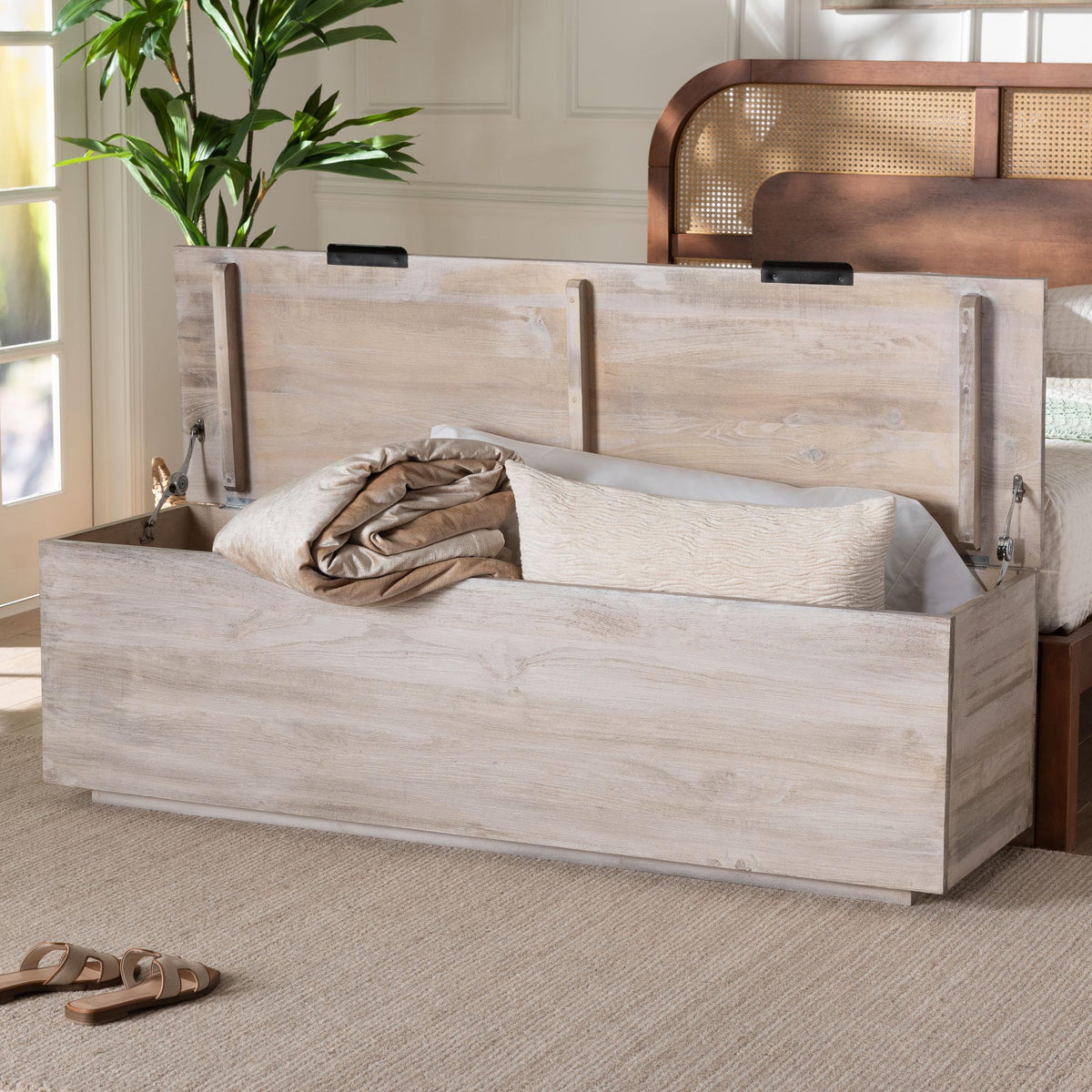 Bali & Pari Alvaro Wood Storage Trunk