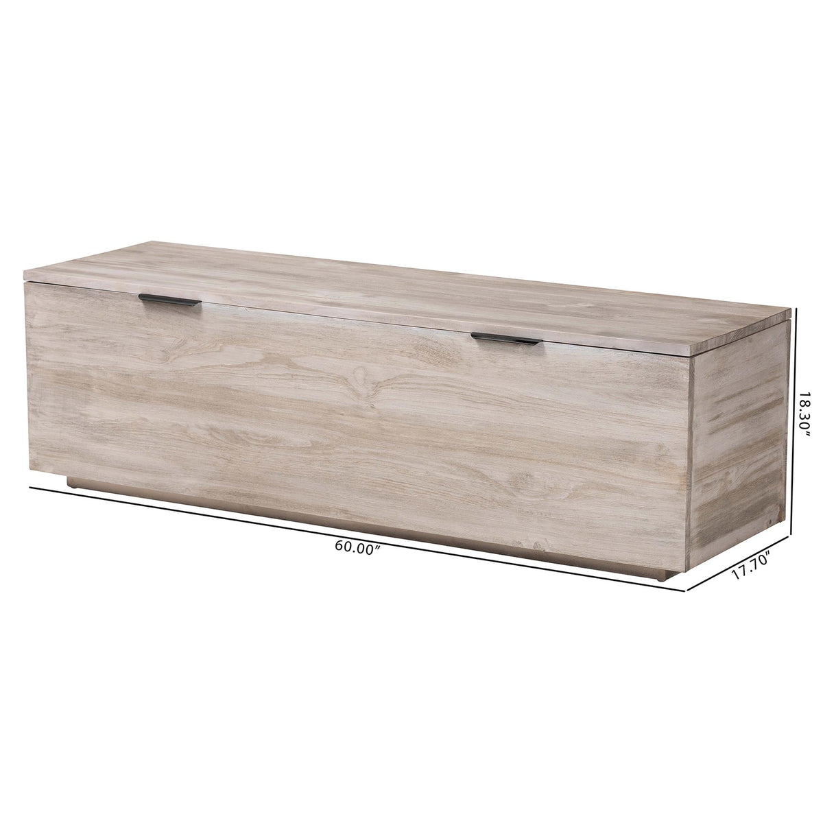 Bali & Pari Alvaro Wood Storage Trunk