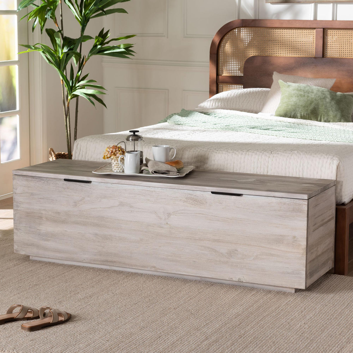 Bali & Pari Alvaro Wood Storage Trunk