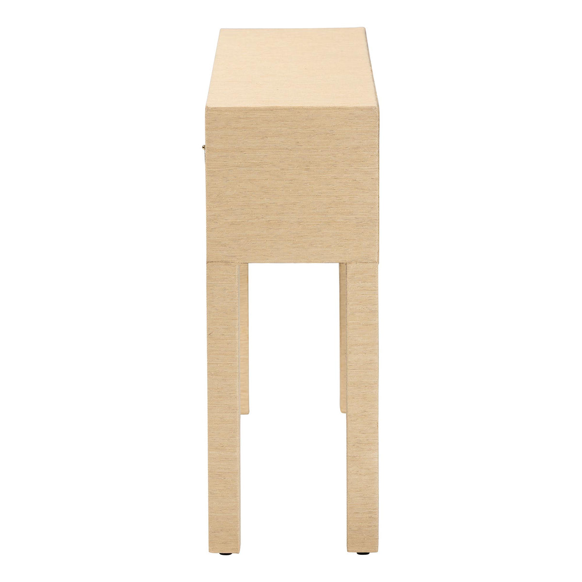 Bali & Pari Noah Grasscloth 2-Drawer Console Table