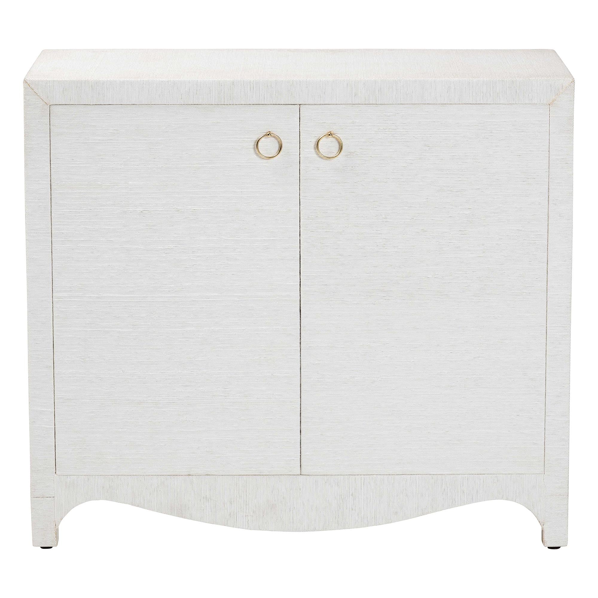 Bali & Pari Ximena Grasscloth Storage Cabinet