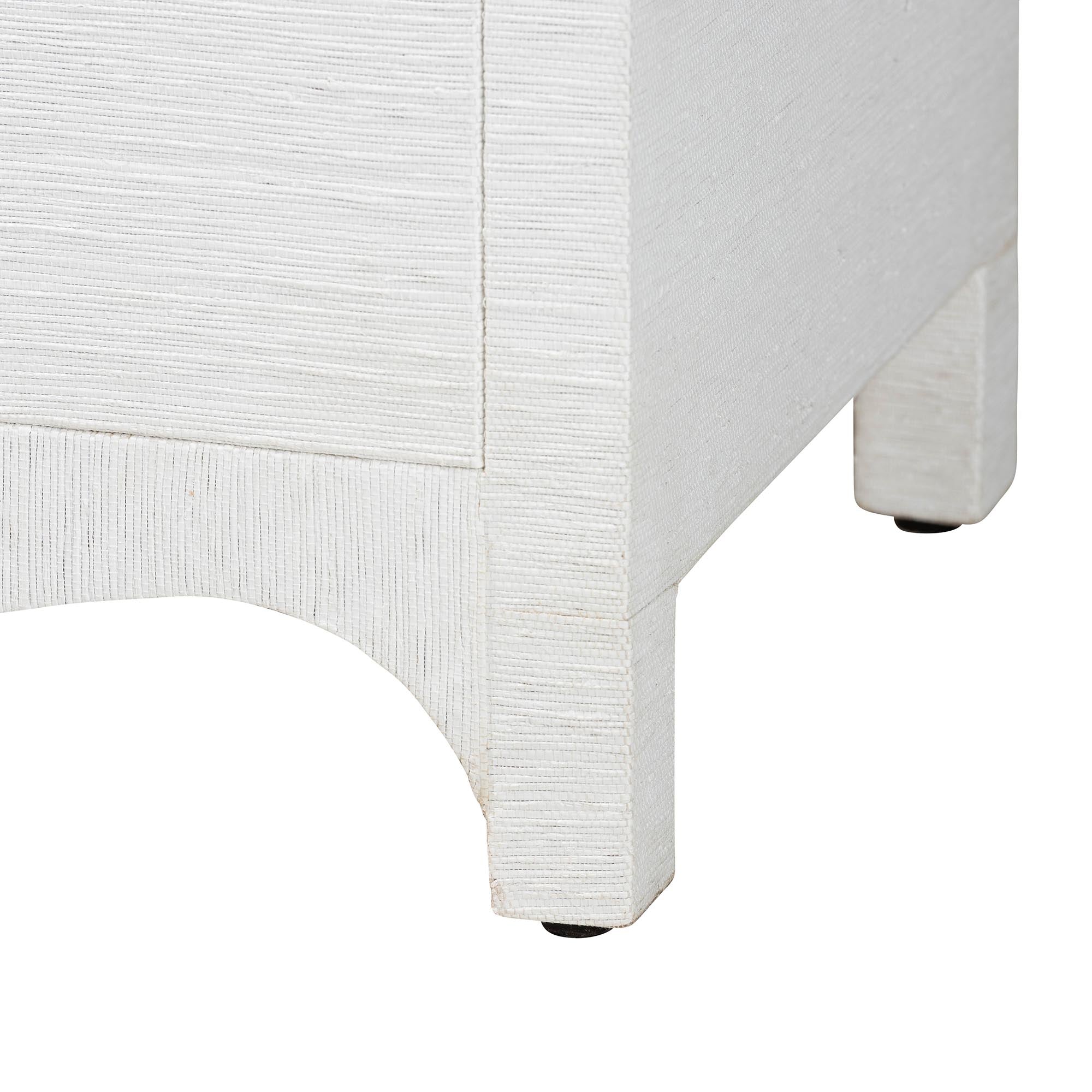 Bali & Pari Ximena Grasscloth Storage Cabinet