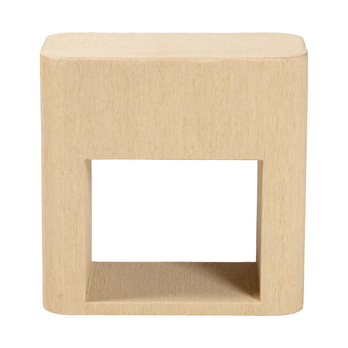 Bali & Pari Beauford Grasscloth 1-Drawer Nightstand