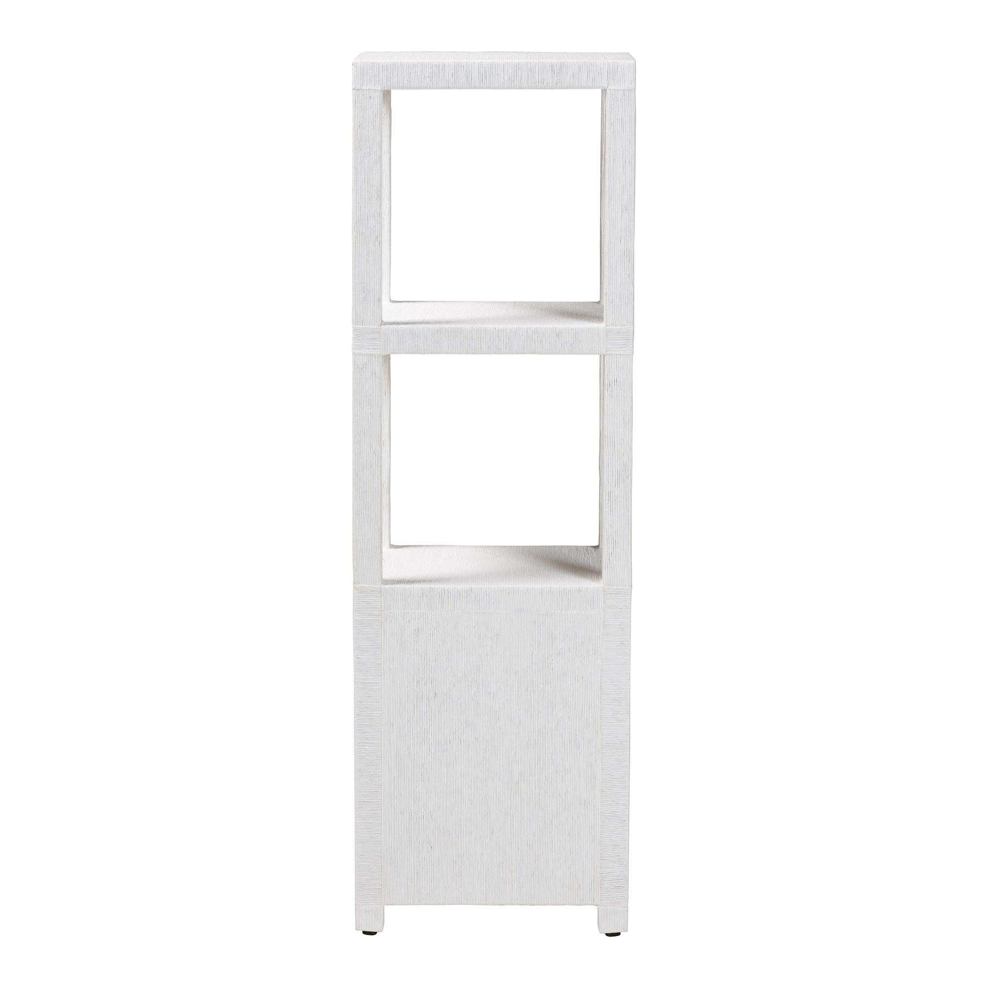Bali & Pari Xavier Grasscloth Tall Storage Cabinet