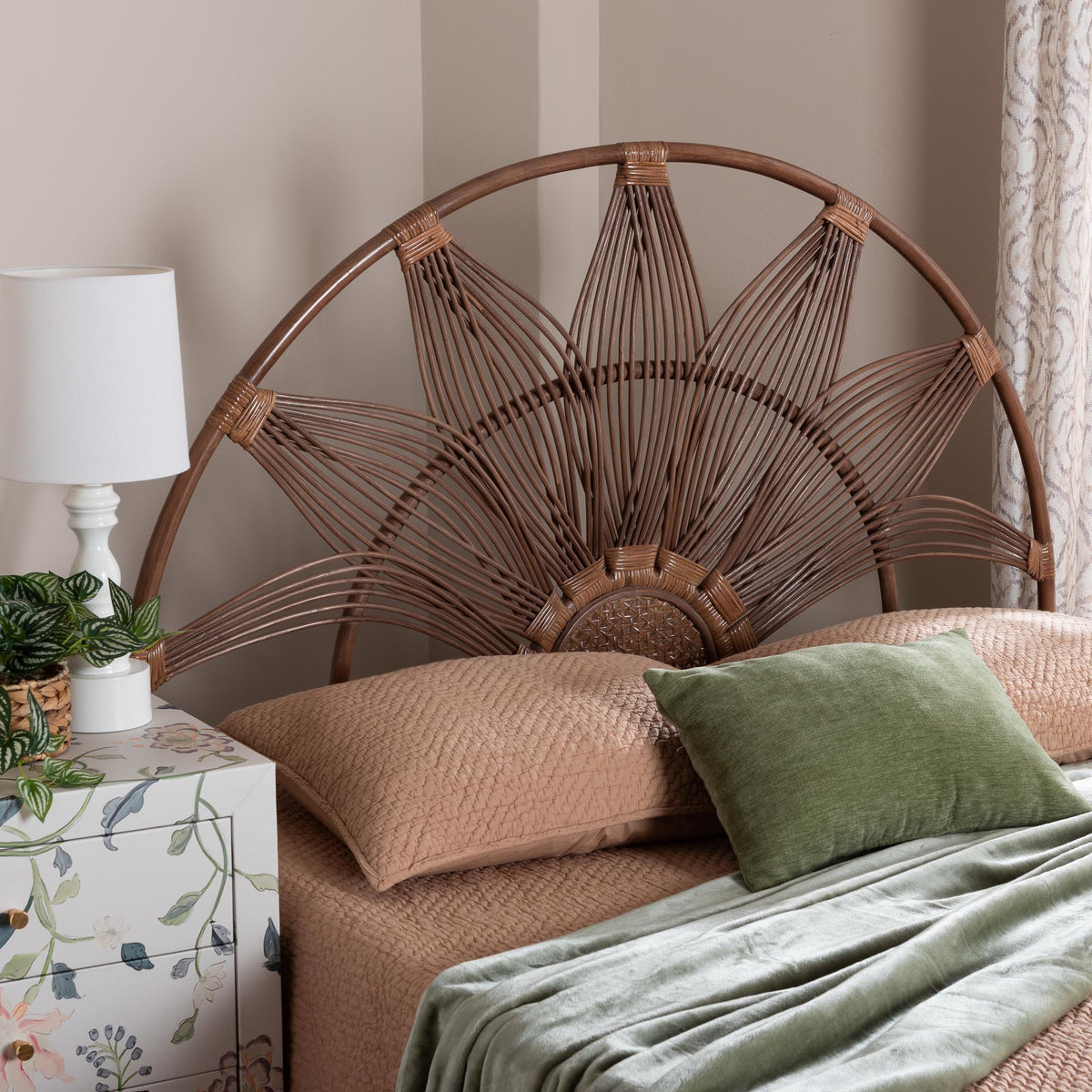 Bali & Pari Jasmine Rattan Headboard