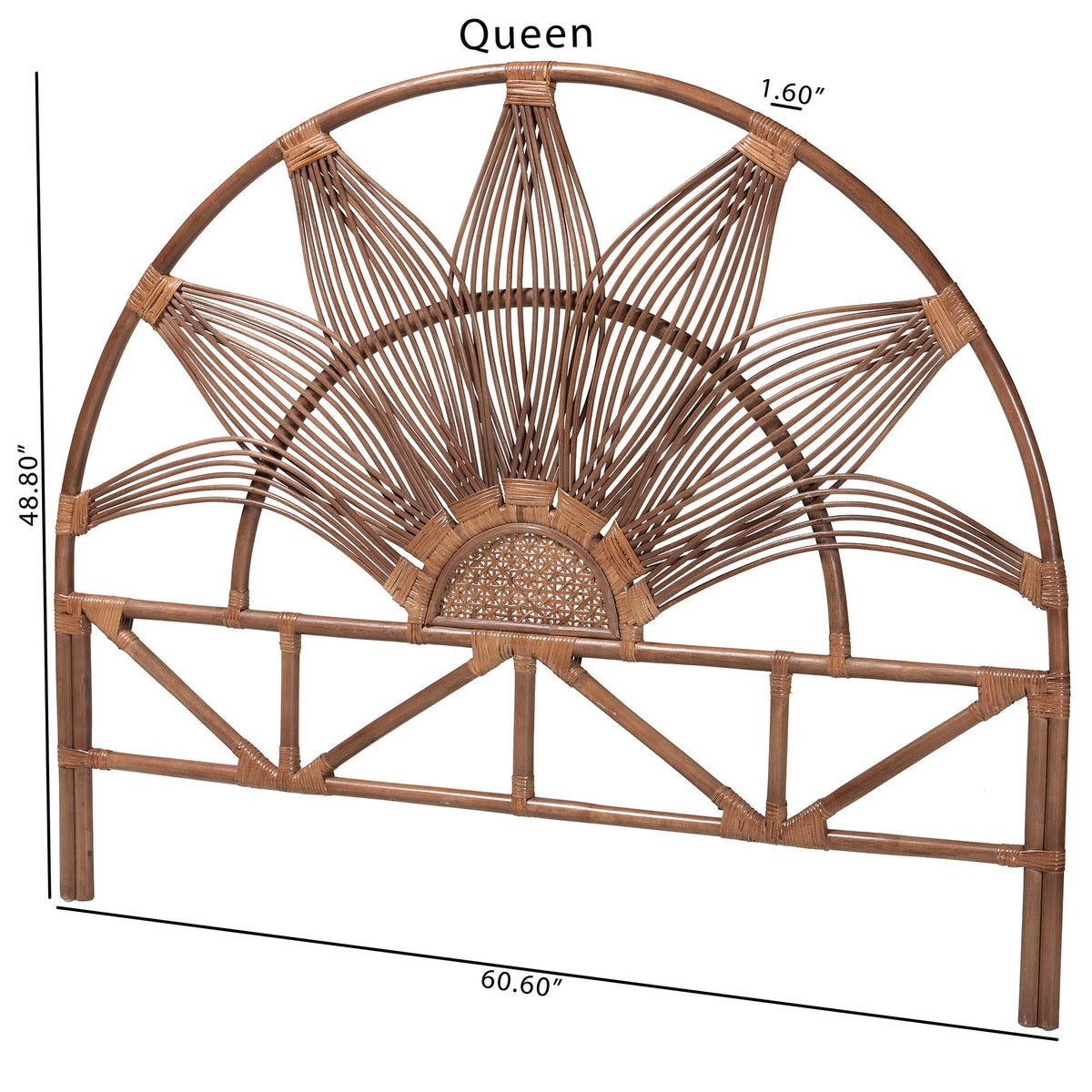 Bali & Pari Jasmine Rattan Headboard
