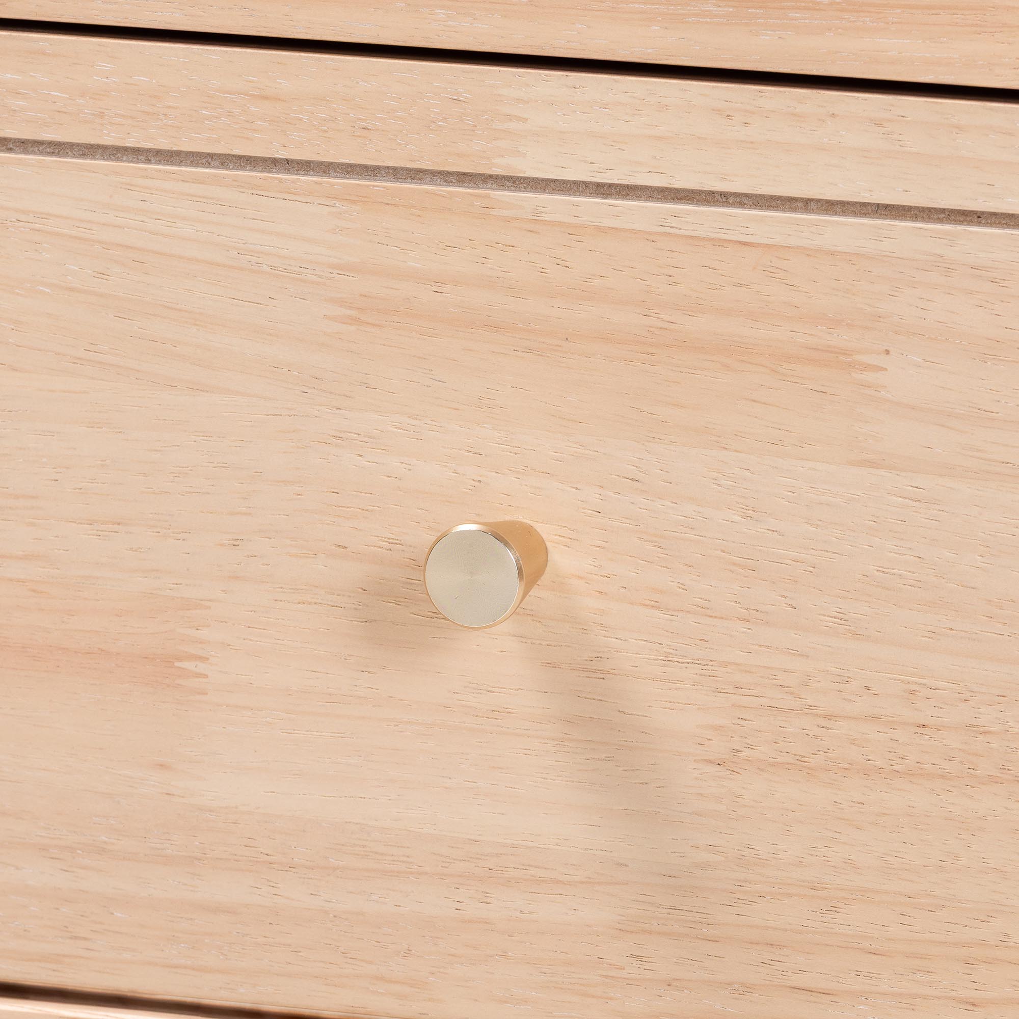 Laurent Bamboo-Style 5-Piece Bedroom Set - Spindle Platform Bed with Matching Dresser, Chest, and Two Nightstands, Cottage Farmhouse Style,