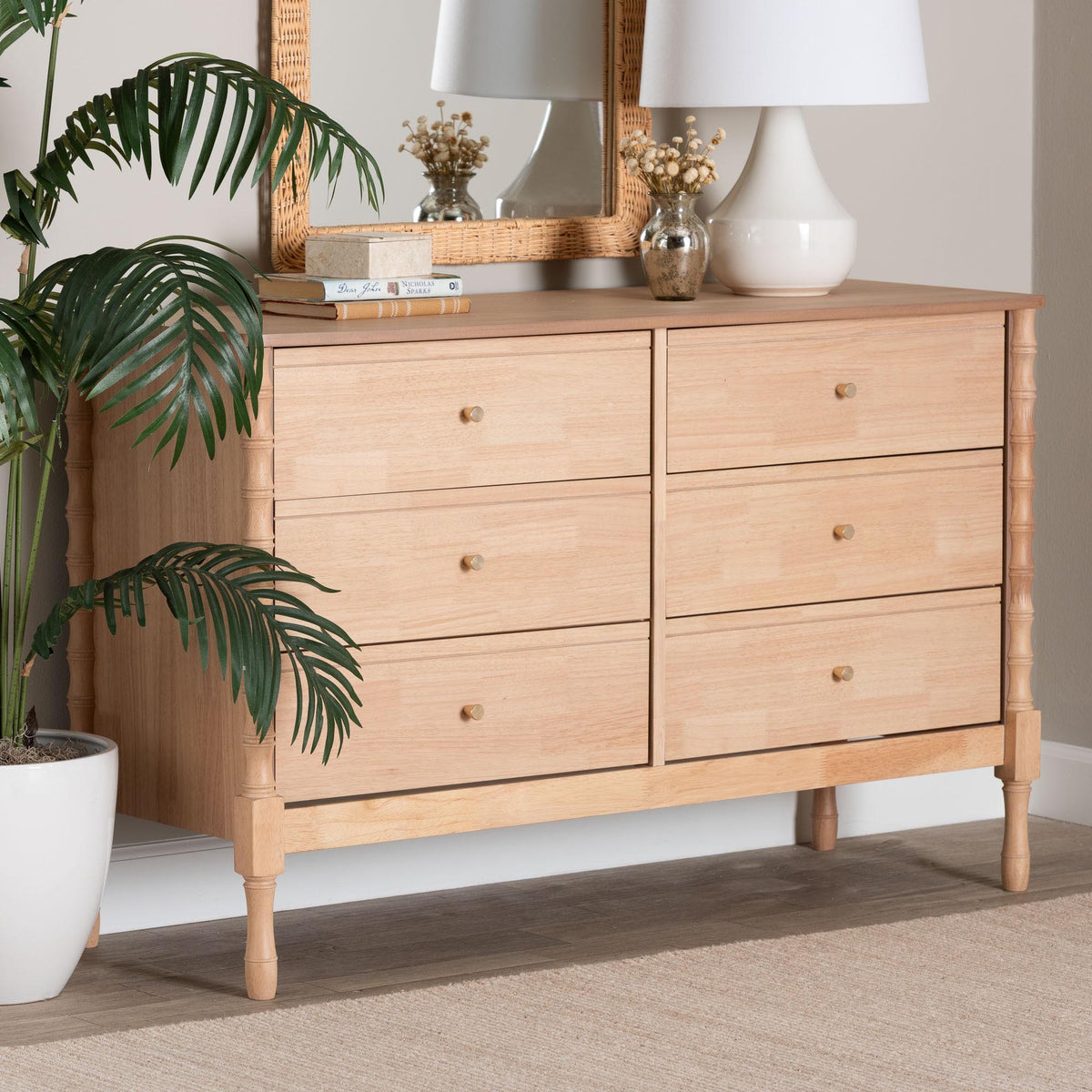 Laurent 6-Drawer Dresser