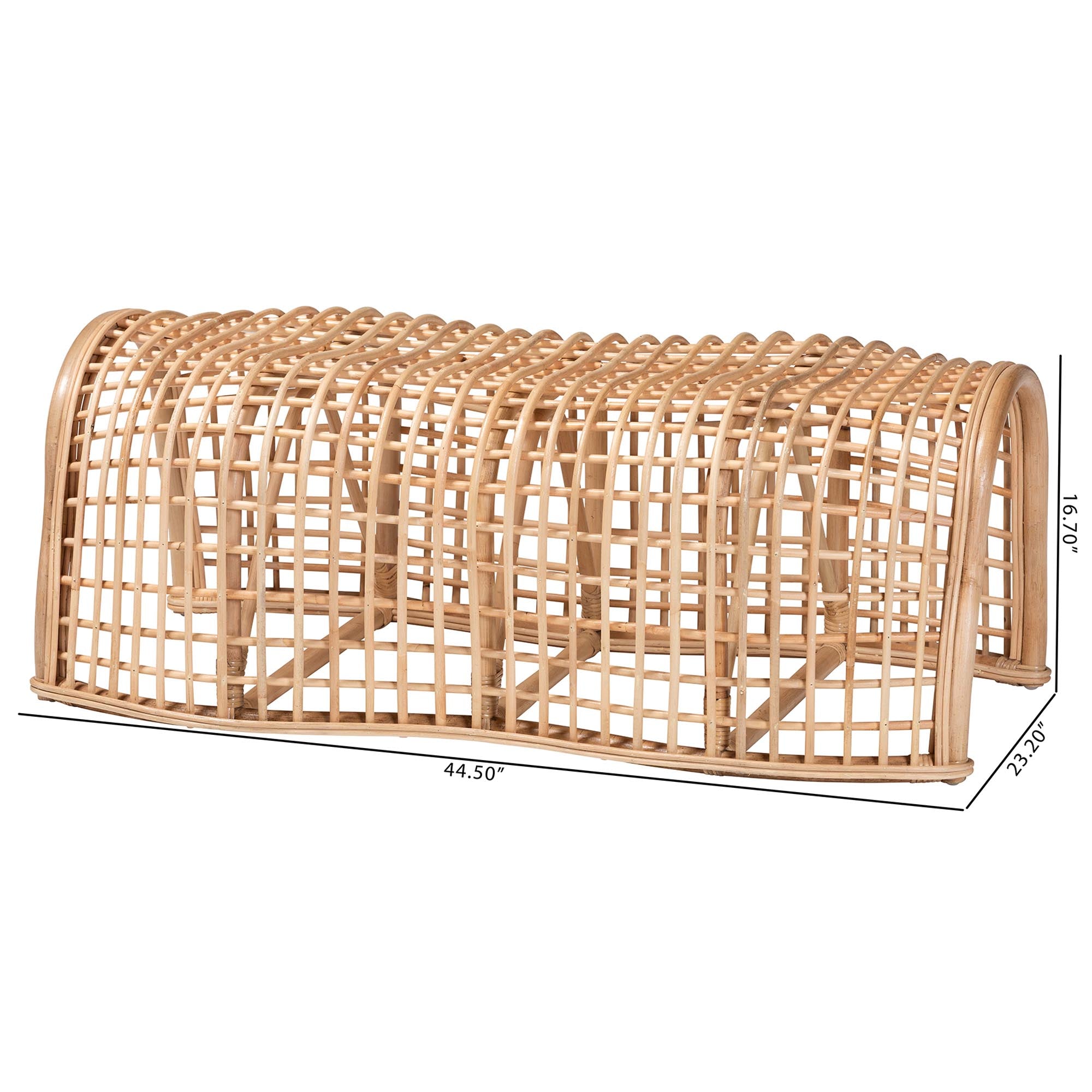 Bali & Pari Daiki Rattan Bench
