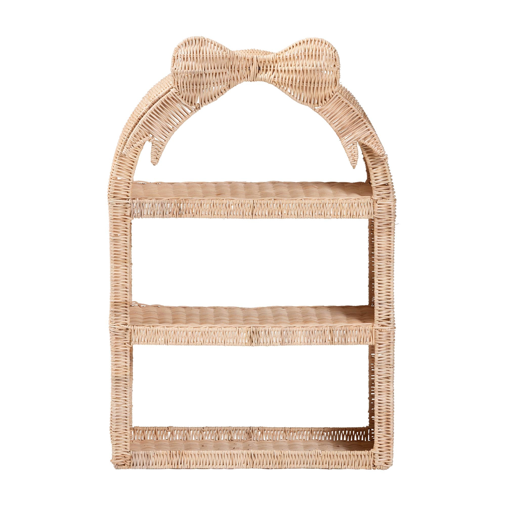 Bali & Pari Creusa Rattan Wall Shelf
