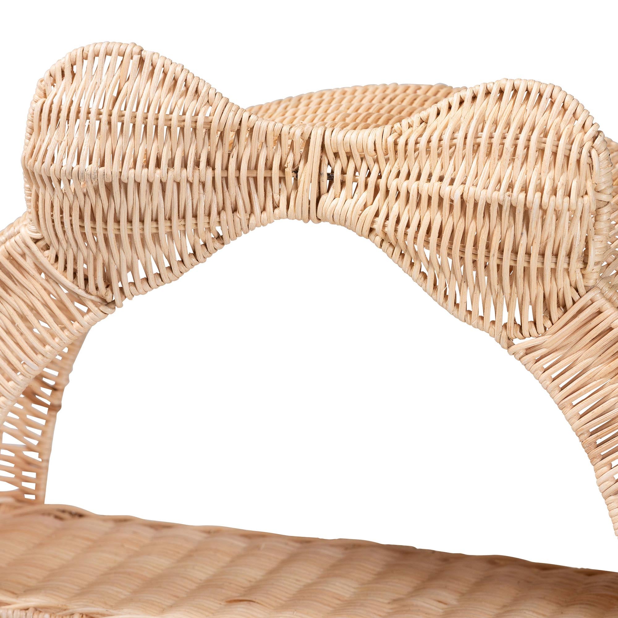 Bali & Pari Creusa Rattan Wall Shelf
