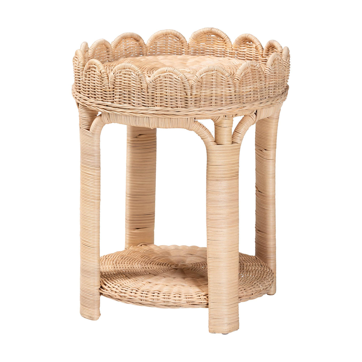 Bali & Pari Latoya Rattan End Table