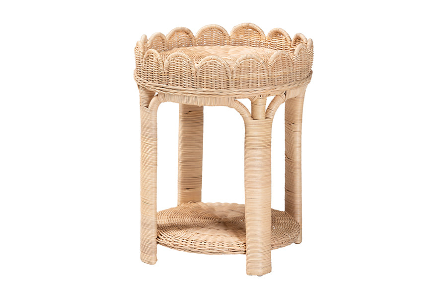 Bali & Pari Latoya Rattan End Table