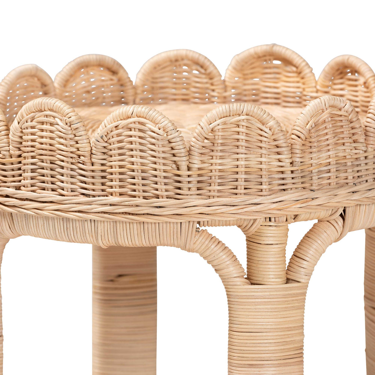 Bali & Pari Latoya Rattan End Table