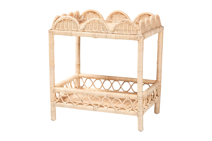 Bali & Pari Eloisa Rattan End Table