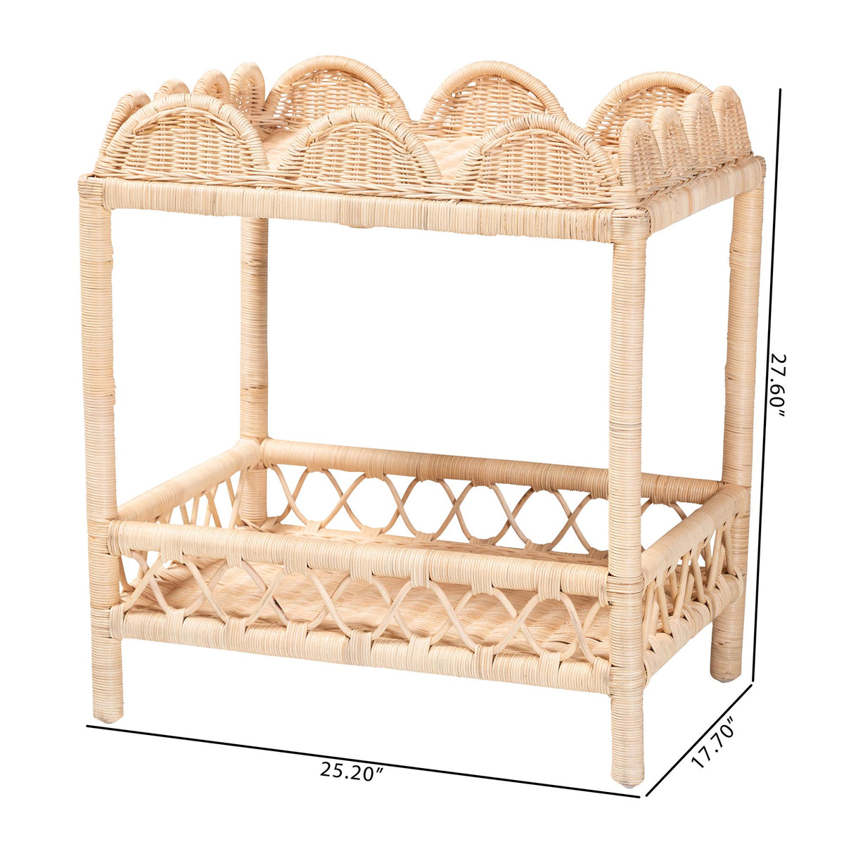 Bali & Pari Eloisa Rattan End Table