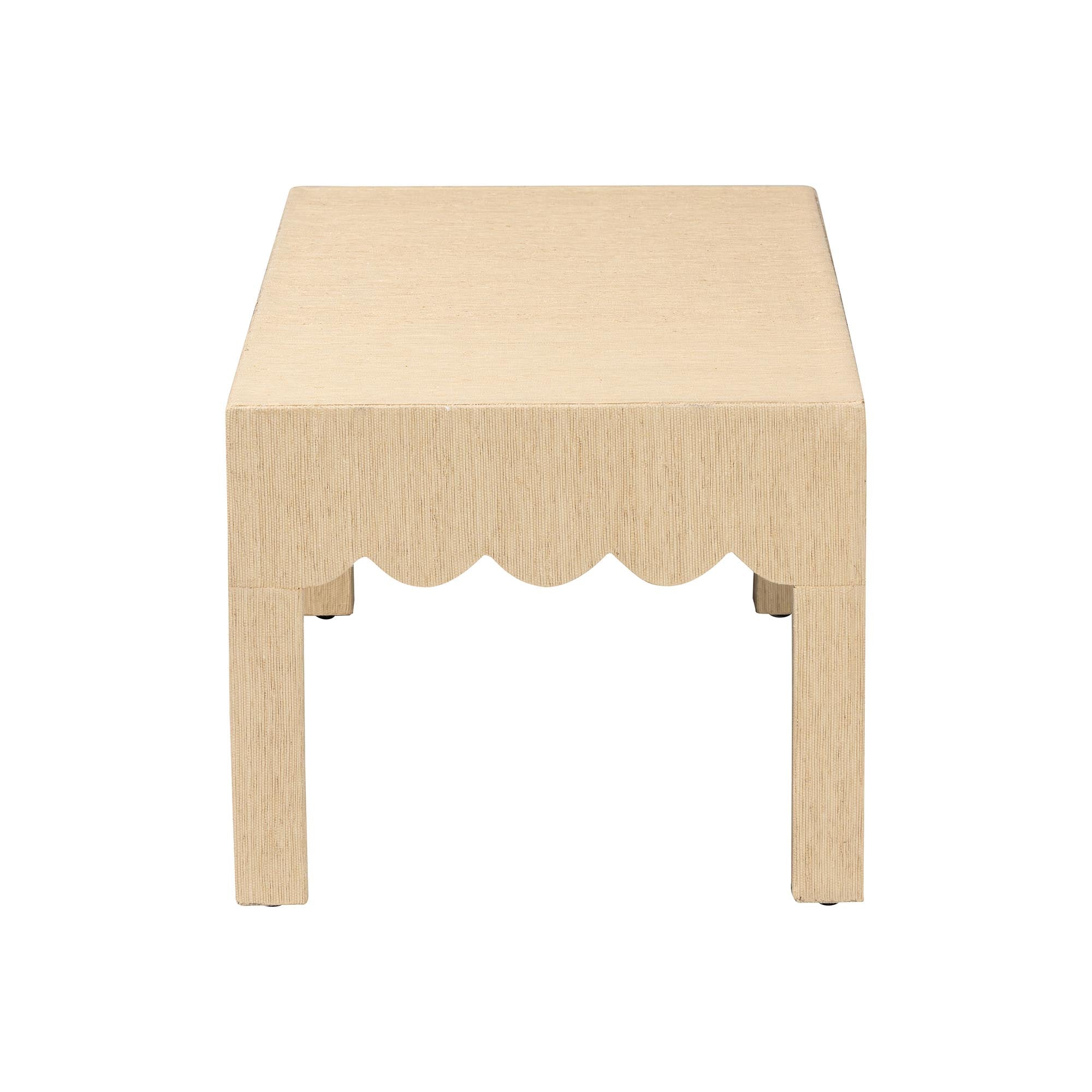 Bali & Pari Mason Grasscloth Coffee Table