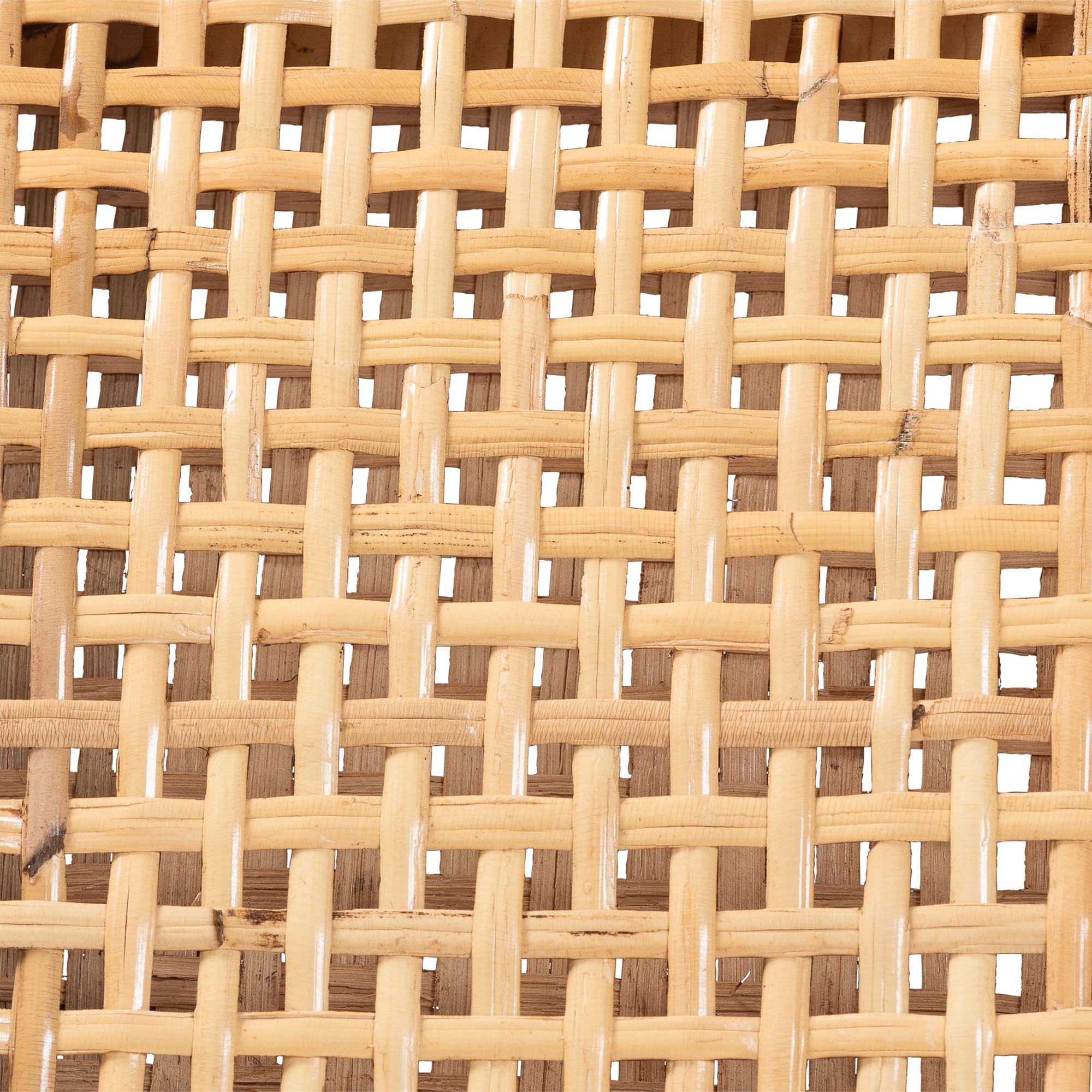 bali & pari Chatura Rattan and Mahogany Wood 2-Piece Dining Side Chair Set - Handwoven Wicker Dining Chair with Angled Back, Coastal Boho Seating for Dining or Kitchen