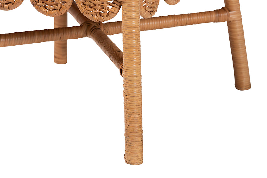 Bali & Pari Abia Rattan 2-Piece Dining Chair Set