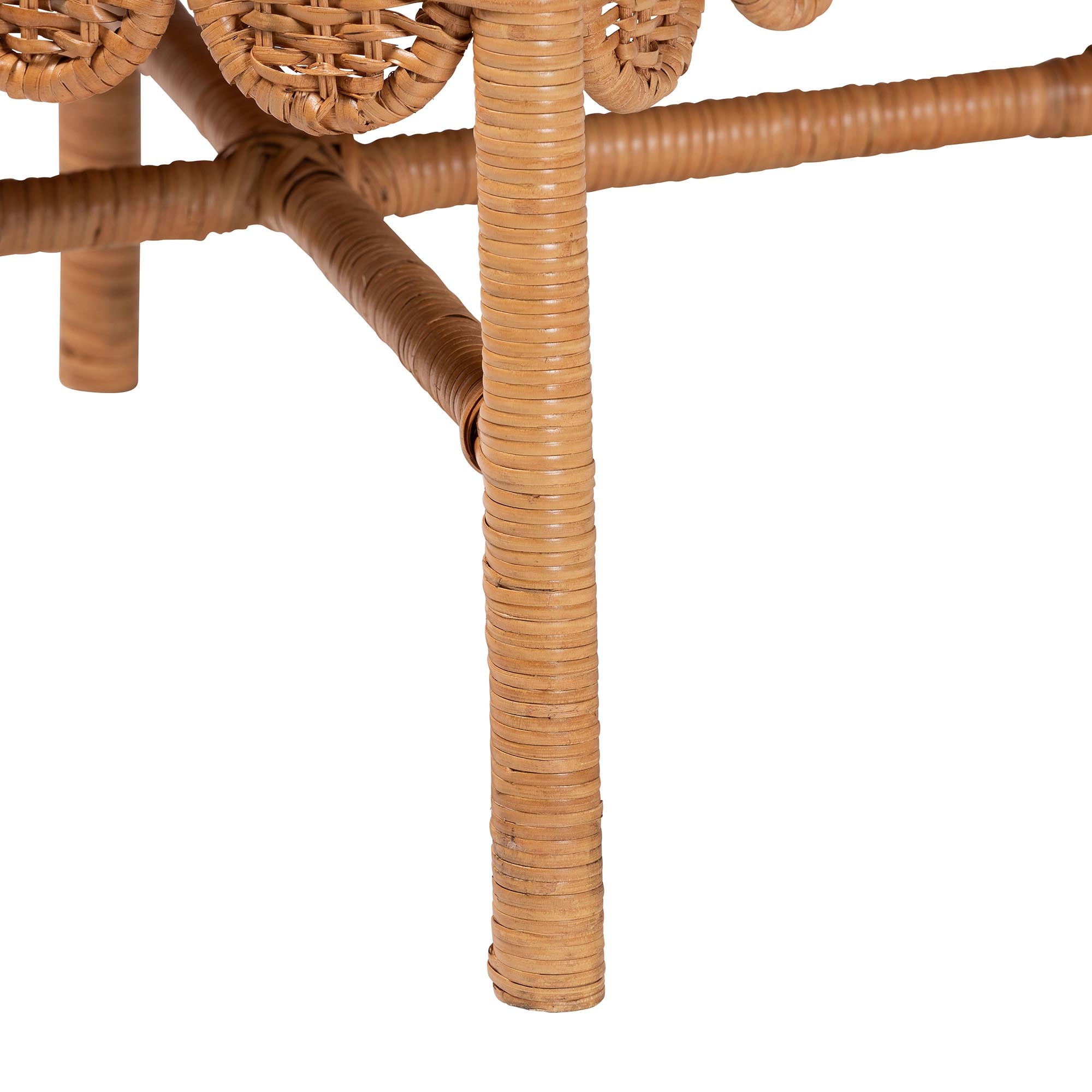 Bali & Pari Abia Rattan 2-Piece Dining Chair Set