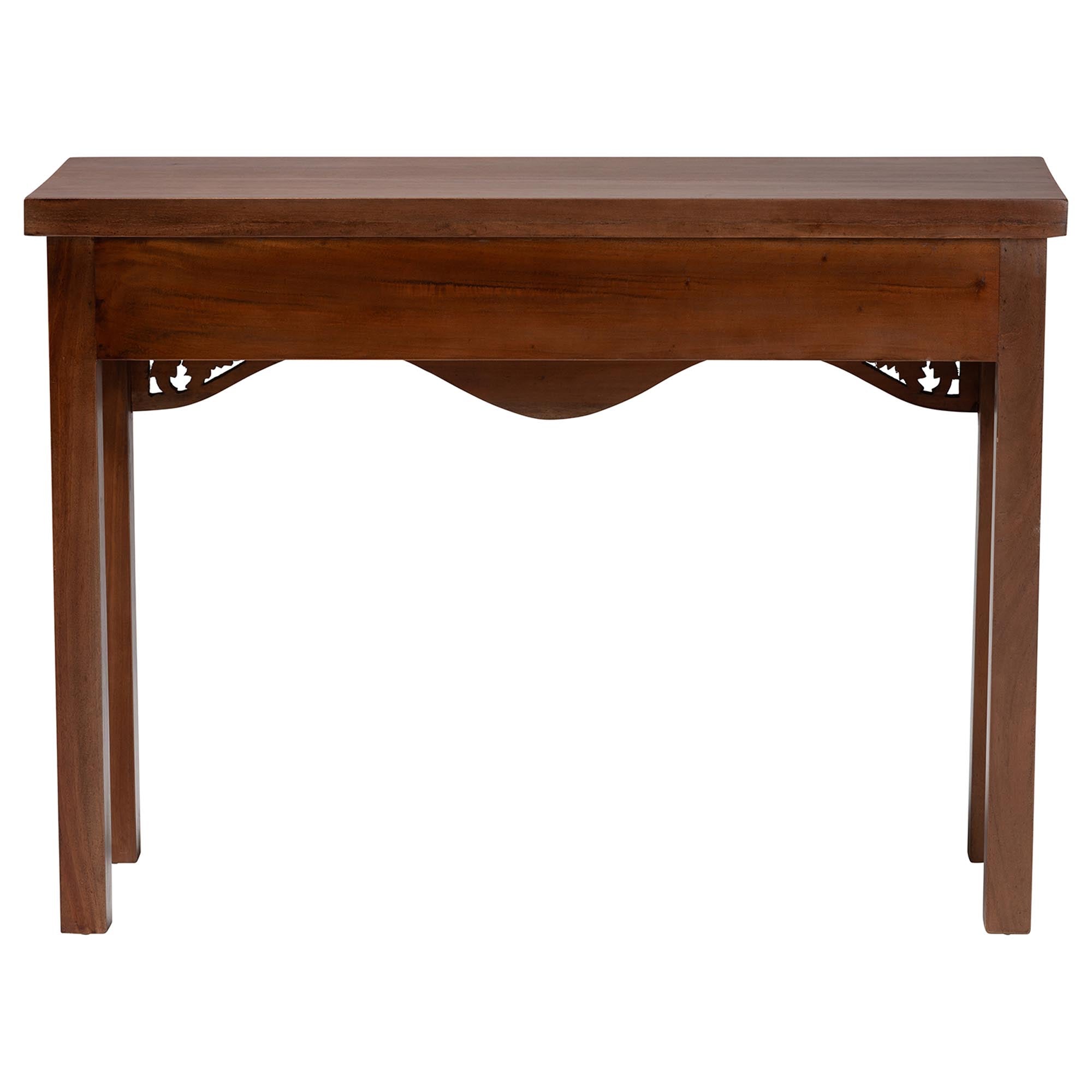 Bali & Pari Alannis Mahogany Wood Console Table