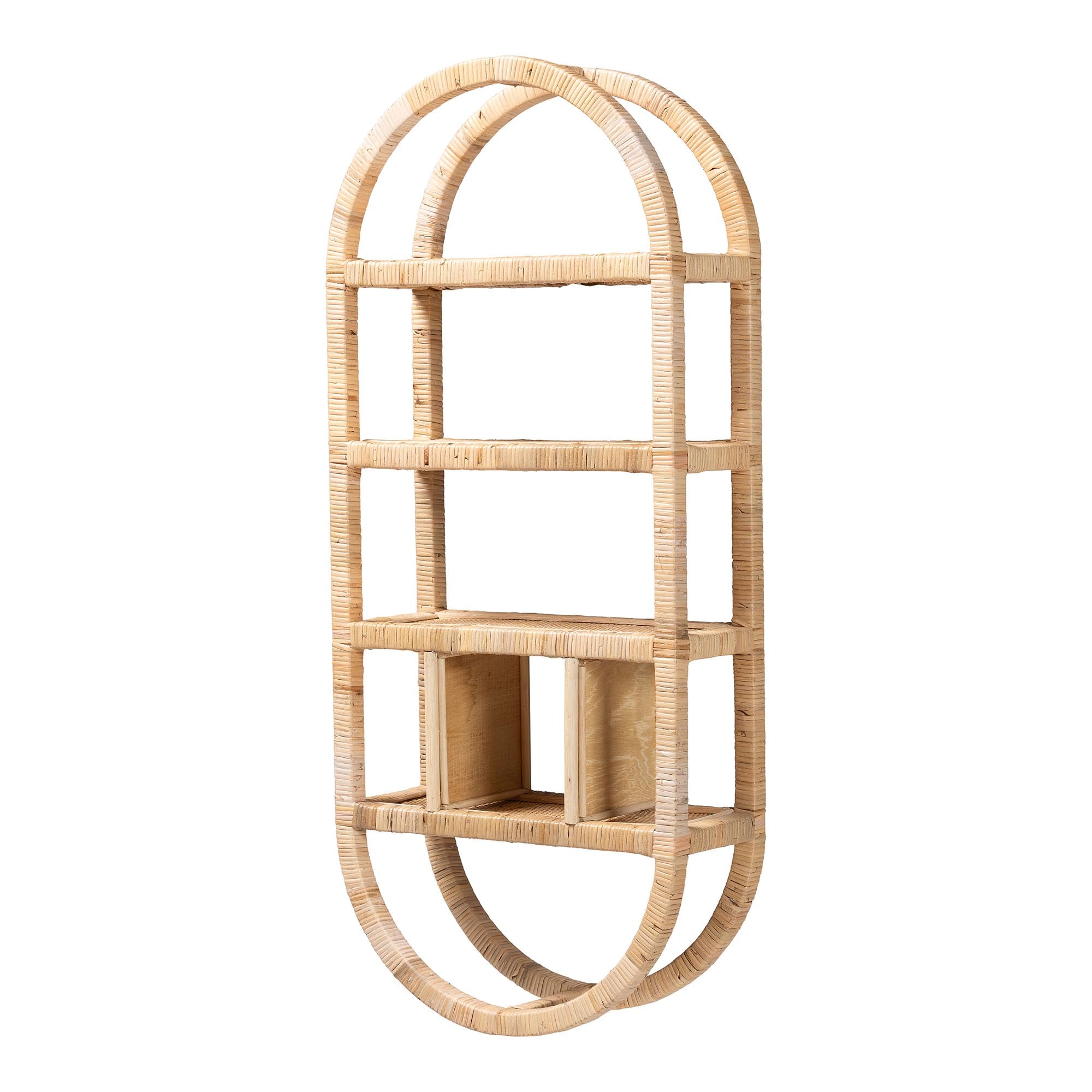 Bali & Pari Labonita Rattan Wall Shelf