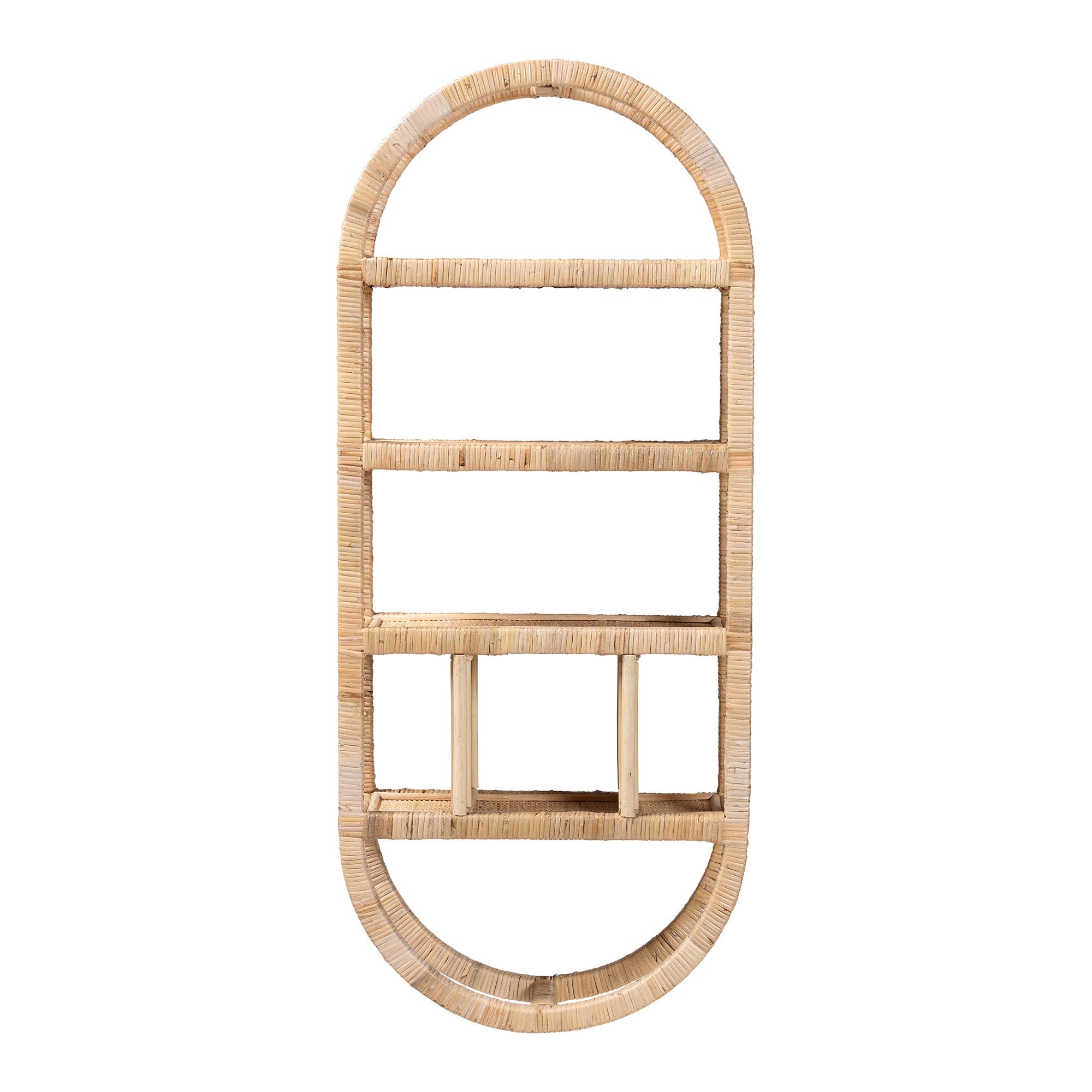 Bali & Pari Labonita Rattan Wall Shelf