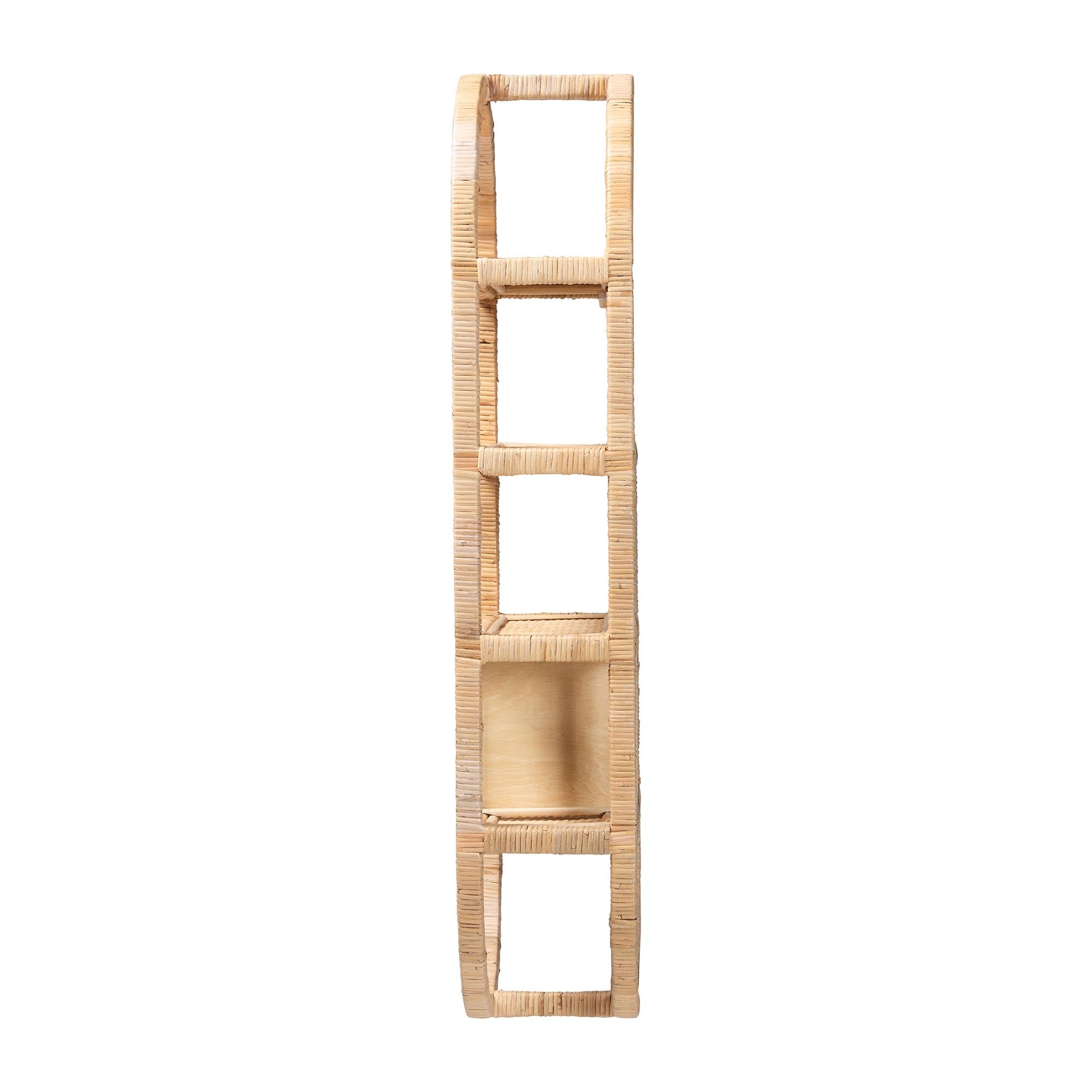 Bali & Pari Labonita Rattan Wall Shelf