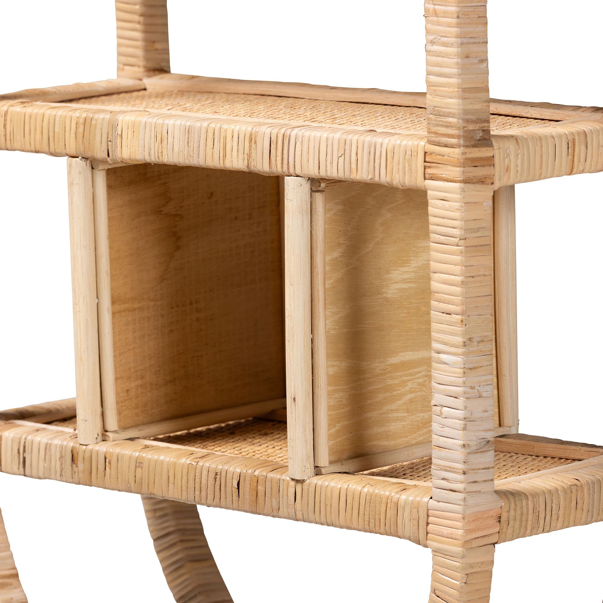 Bali & Pari Labonita Rattan Wall Shelf