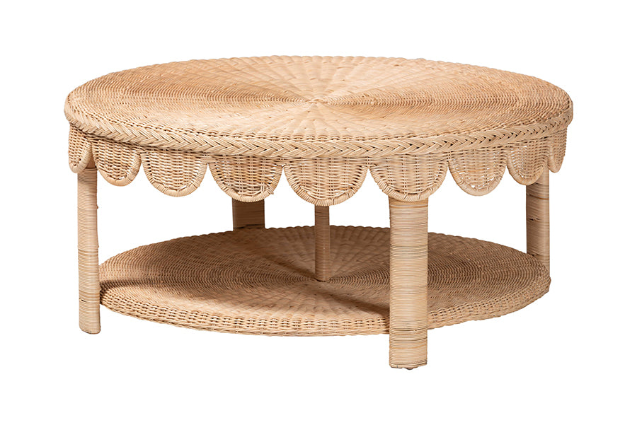 Bali & Pari Latoya Rattan Coffee Table