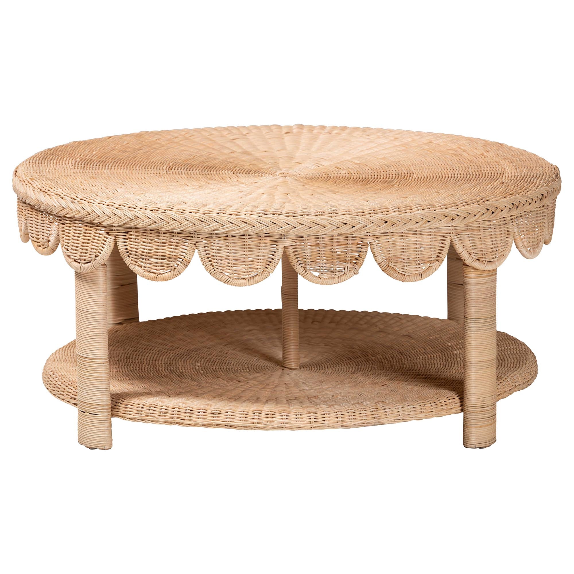 Bali & Pari Latoya Rattan Coffee Table