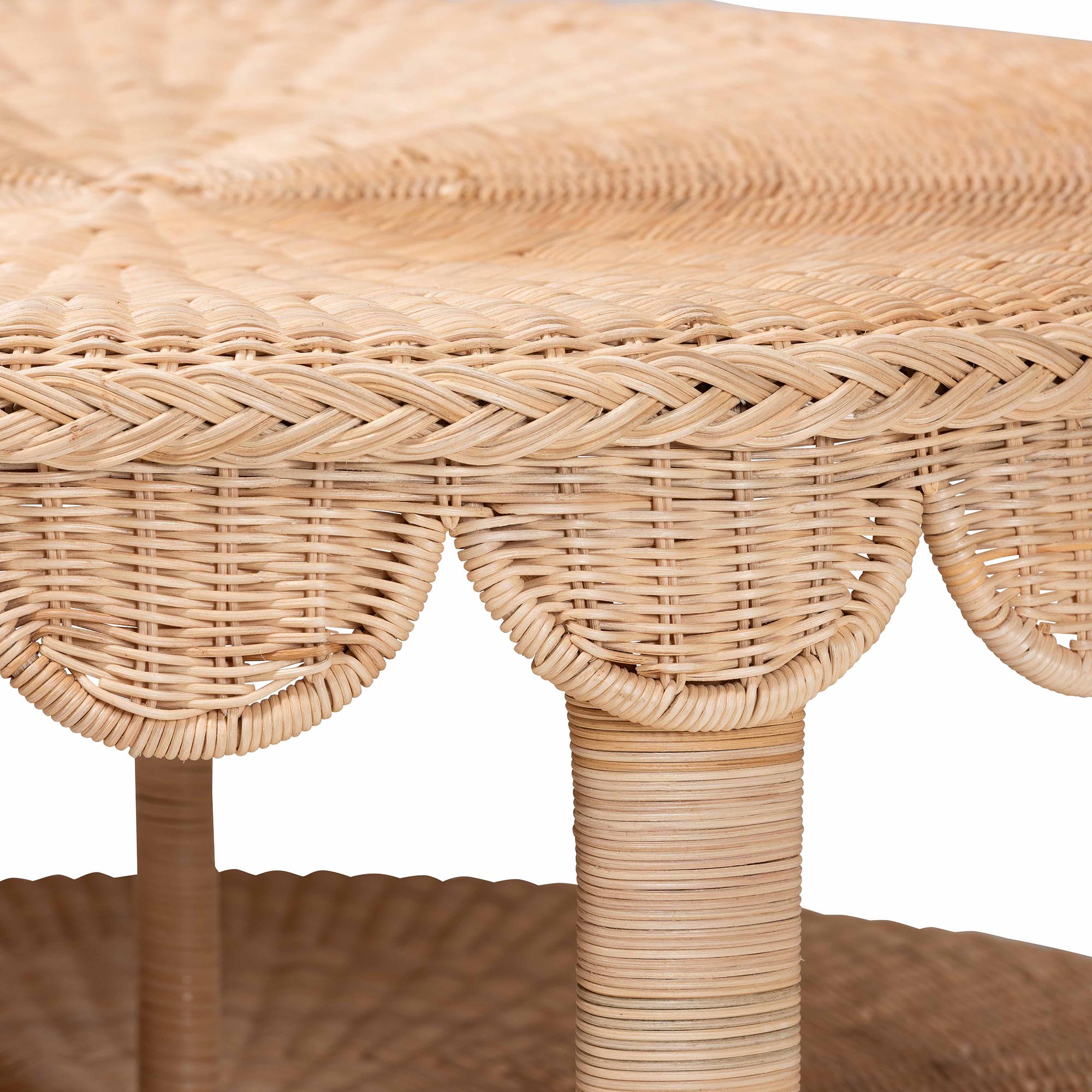 Bali & Pari Latoya Rattan Coffee Table