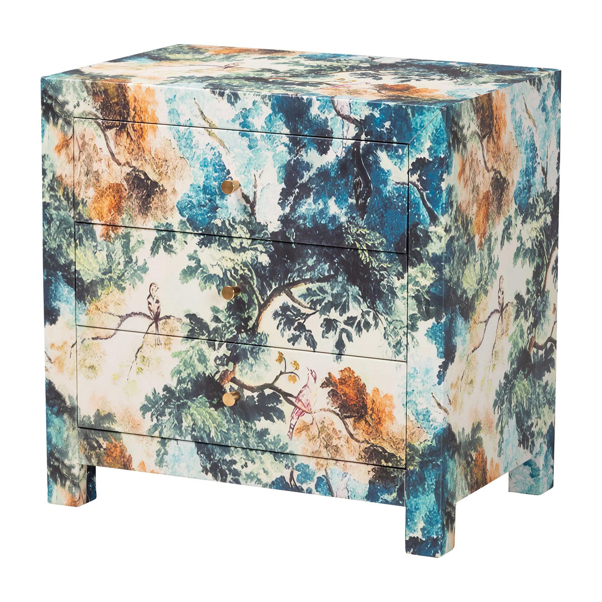 Adeline End Table 3-Drawer Storage Cabinet