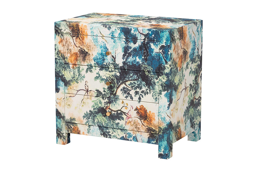 Adeline End Table 3-Drawer Storage Cabinet
