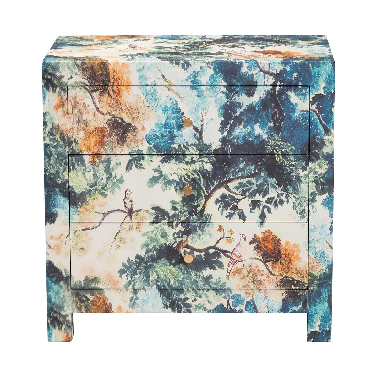 Adeline End Table 3-Drawer Storage Cabinet