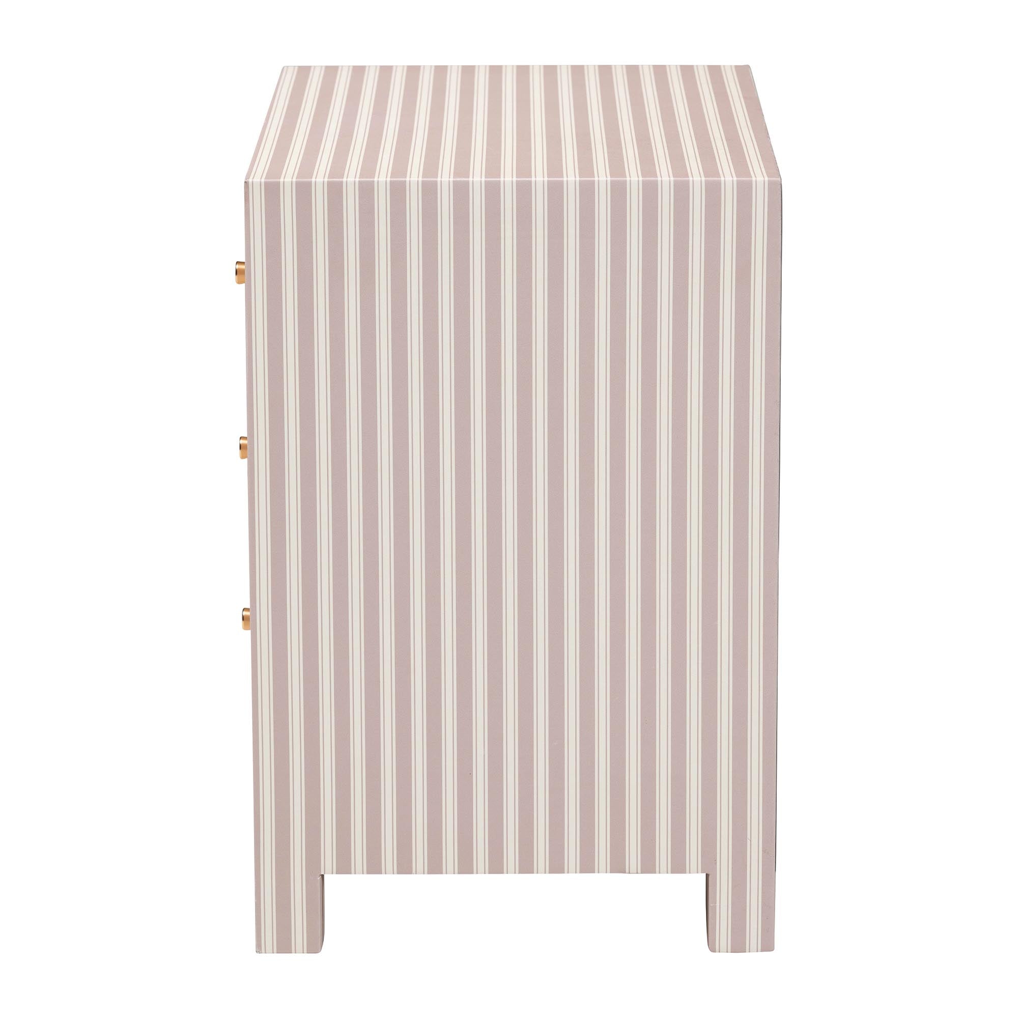 Javianne End Table 3-Drawer Storage Cabinet