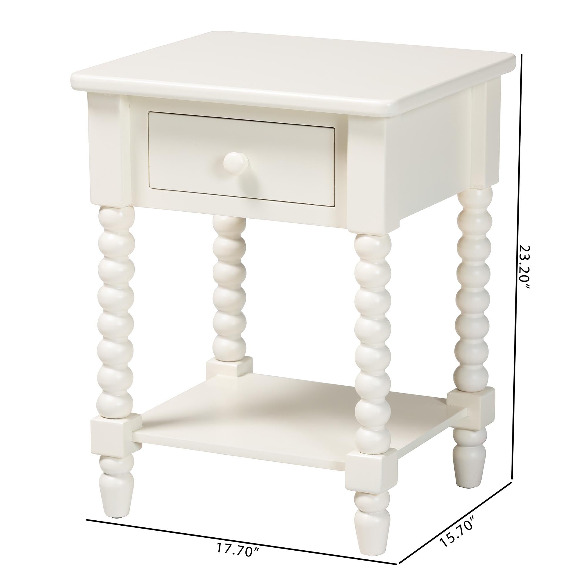 Raynera 1-Drawer End Table