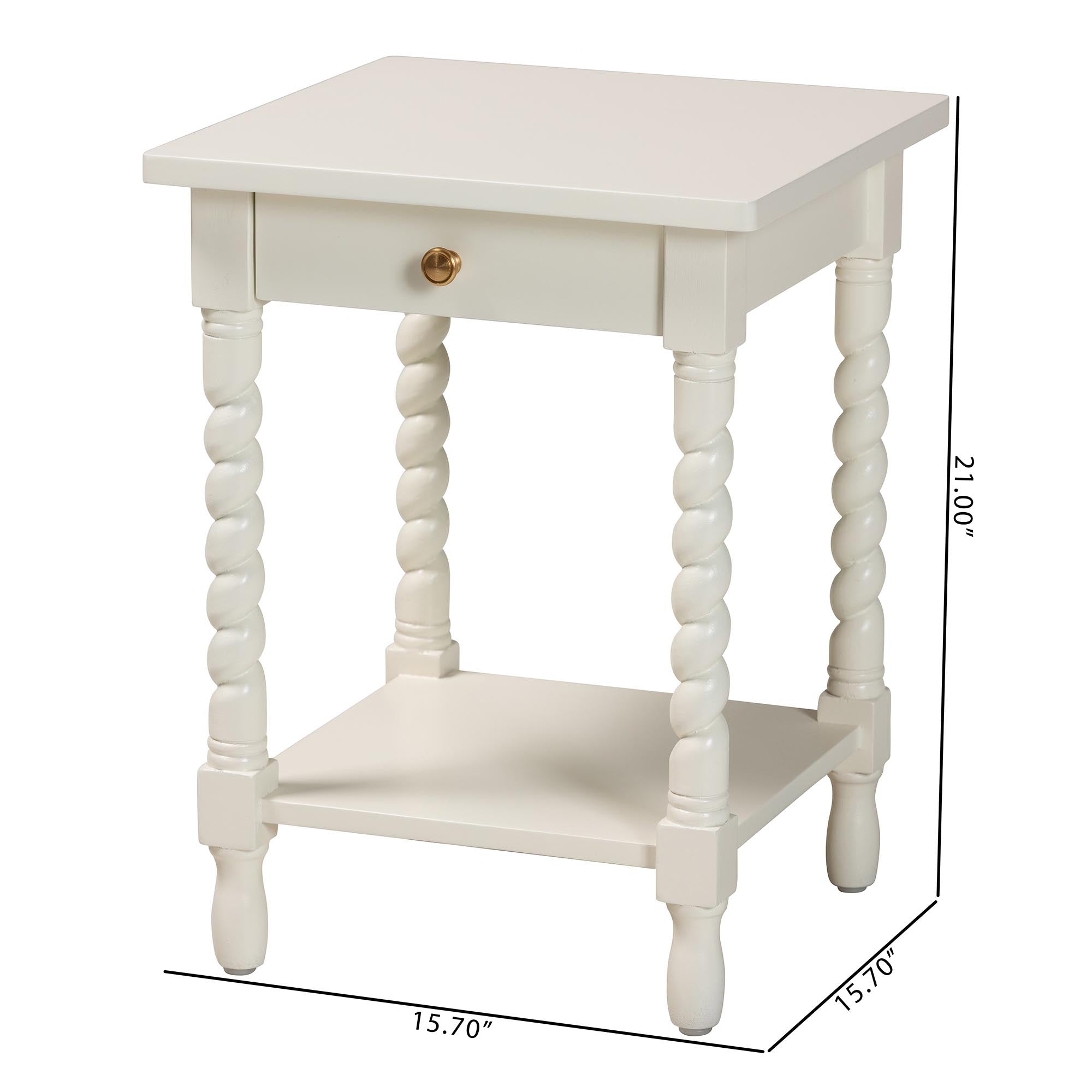 Niklas 1-Drawer Nightstand