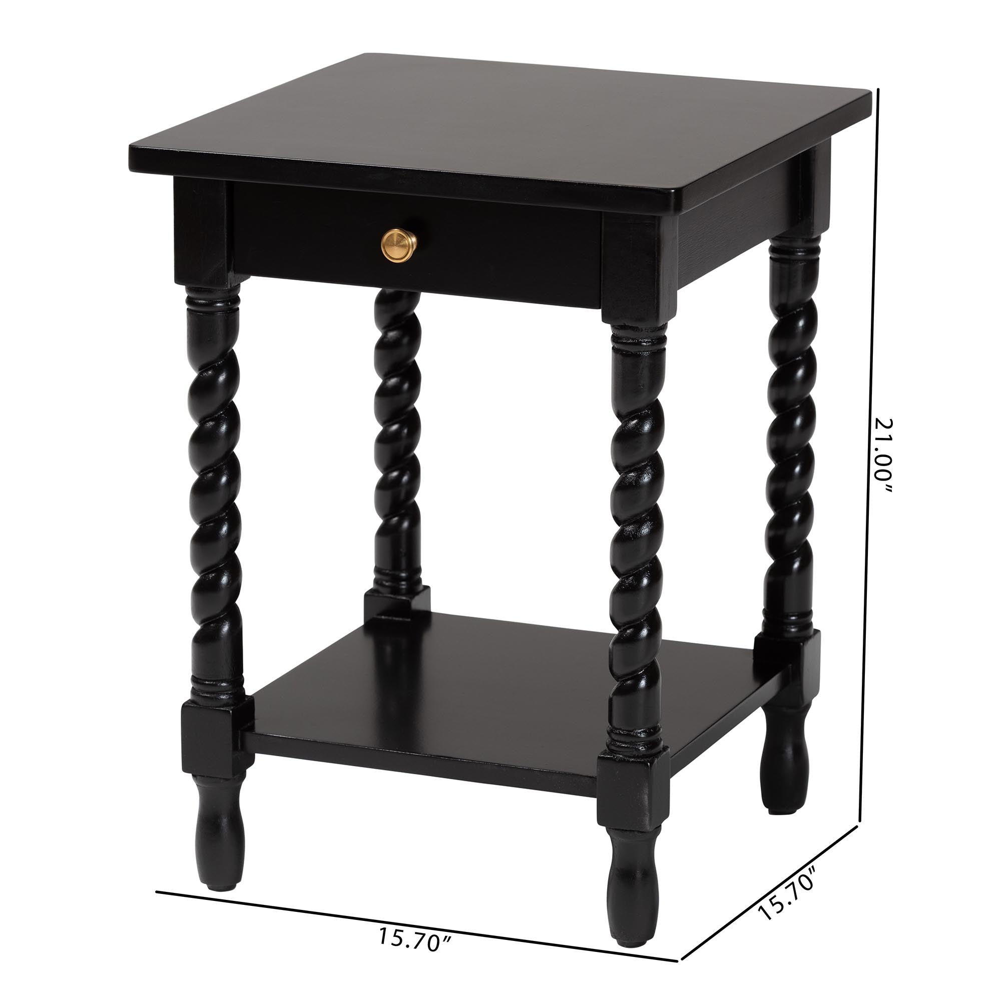 Niklas 1-Drawer Nightstand