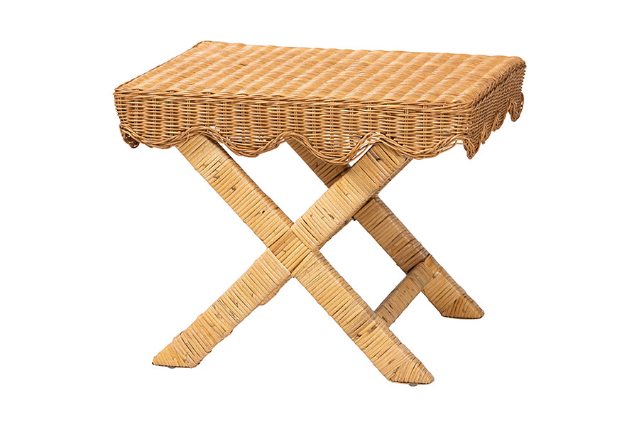 Bali & Pari Modesta Rattan Accent Bench