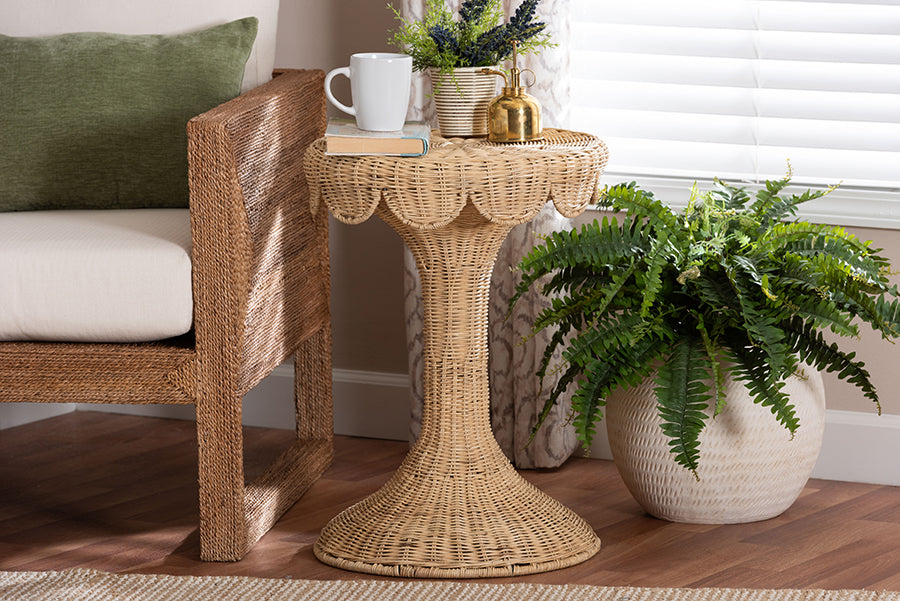 Bali & Pari Natala Rattan End Table
