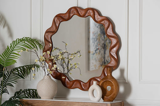 Bali & Pari Bahati Round Wall Mirror