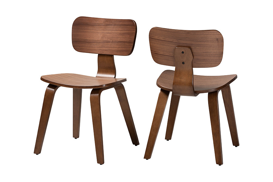 Billie Wood 2-Piece Dining Chair Set