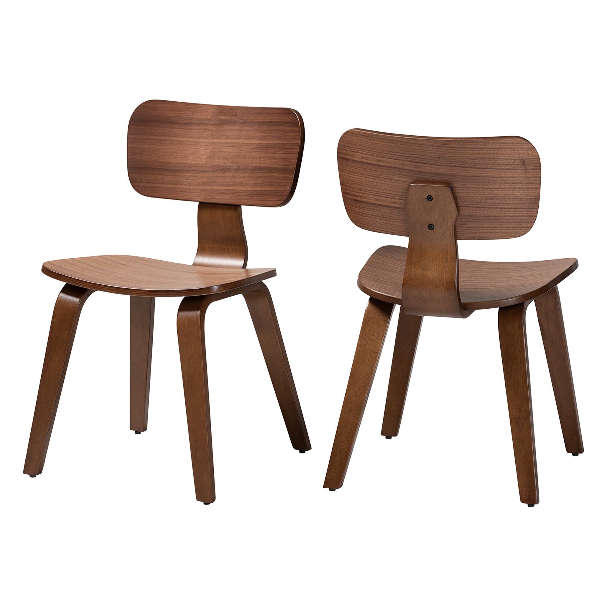 Billie Wood 2-Piece Dining Chair Set