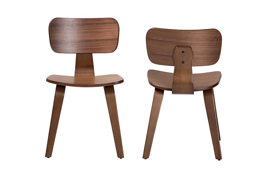 Billie Wood 2-Piece Dining Chair Set