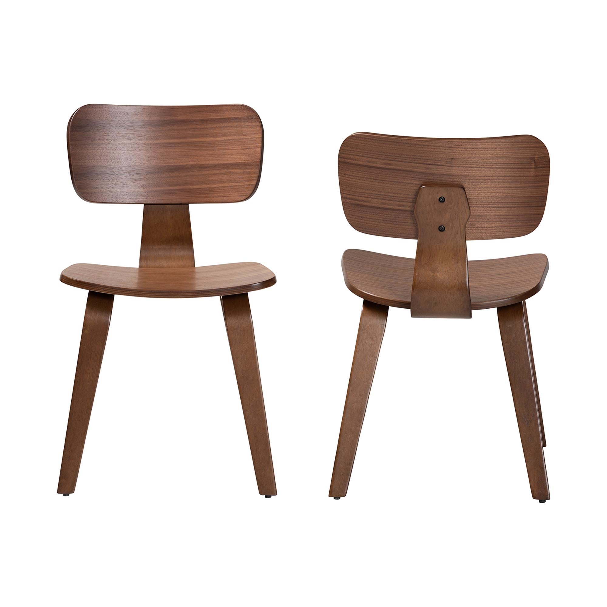 Billie Wood 2-Piece Dining Chair Set