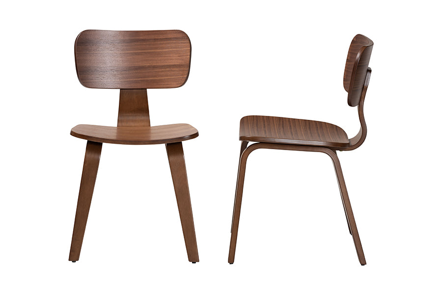 Billie Wood 2-Piece Dining Chair Set