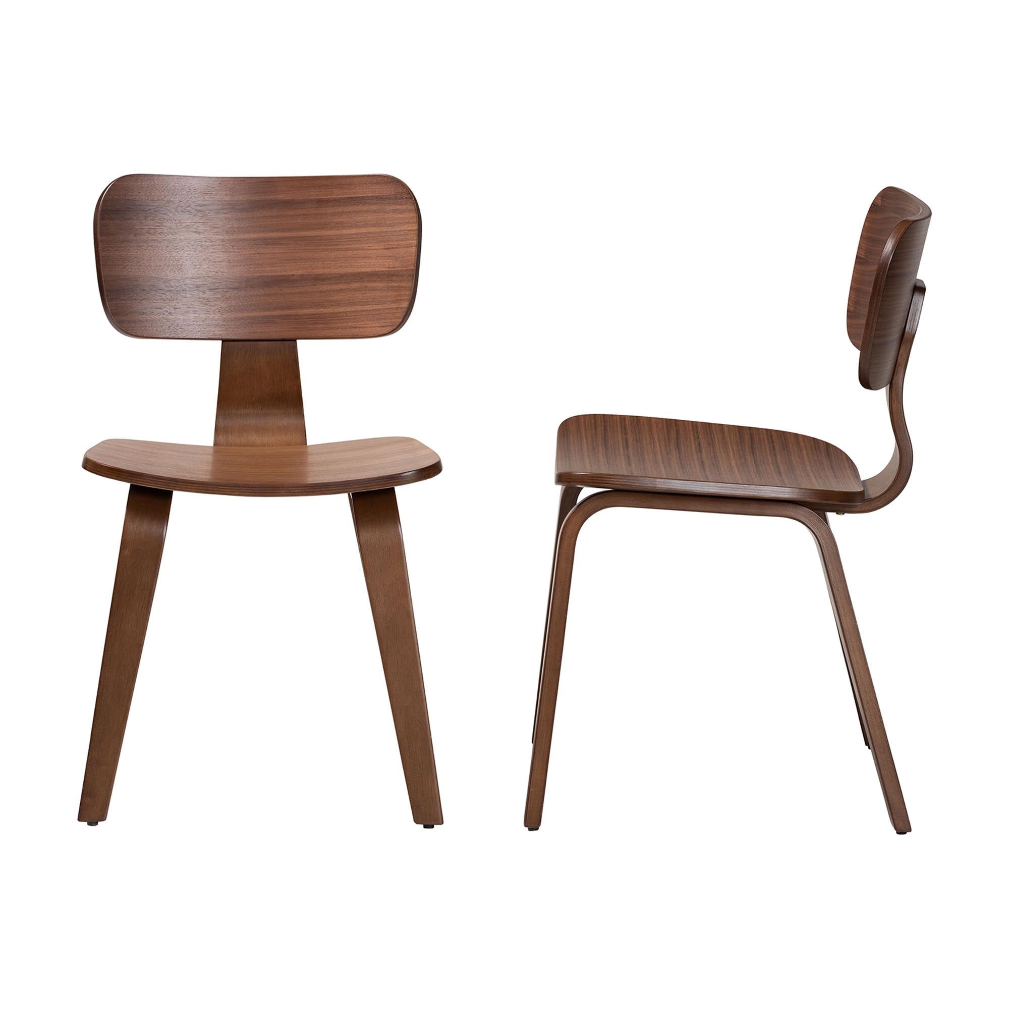 Billie Wood 2-Piece Dining Chair Set