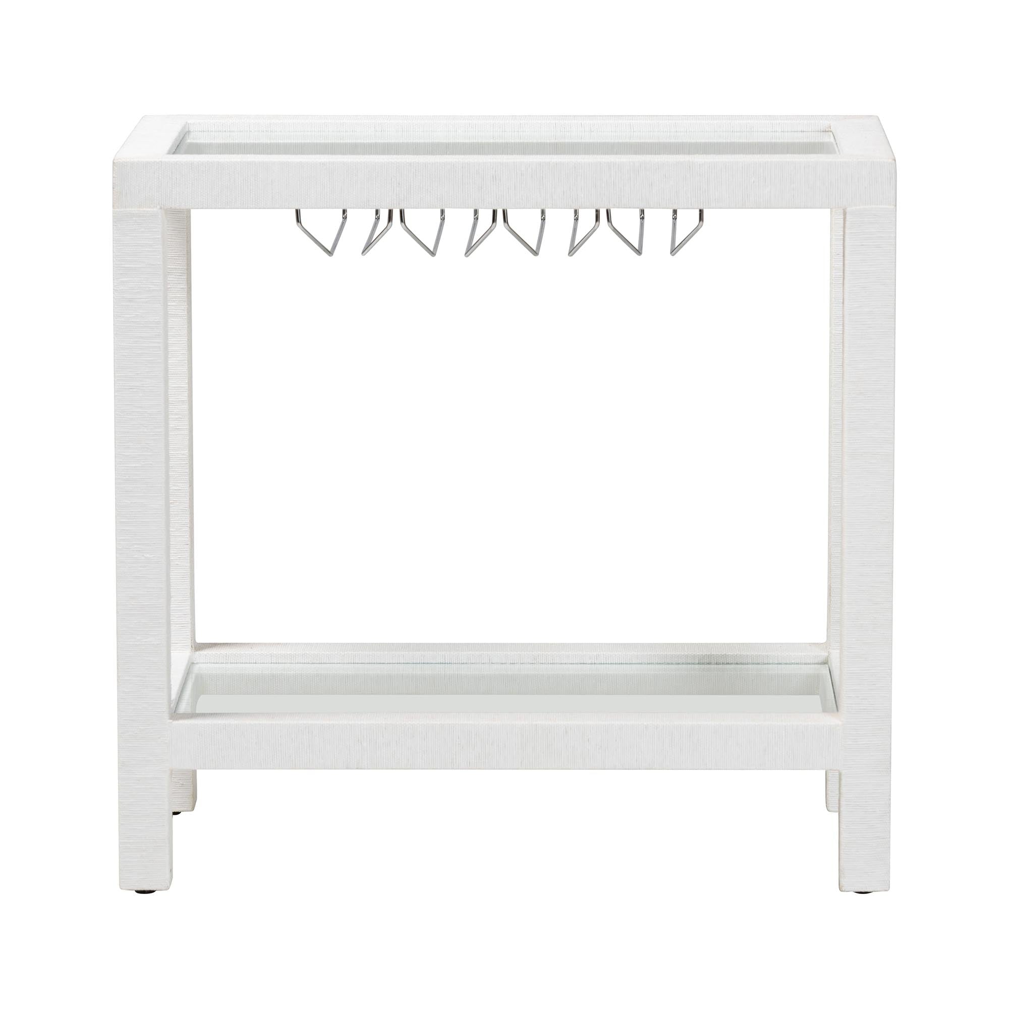 Bali & Pari Oaklynn Grasscloth Wine Rack